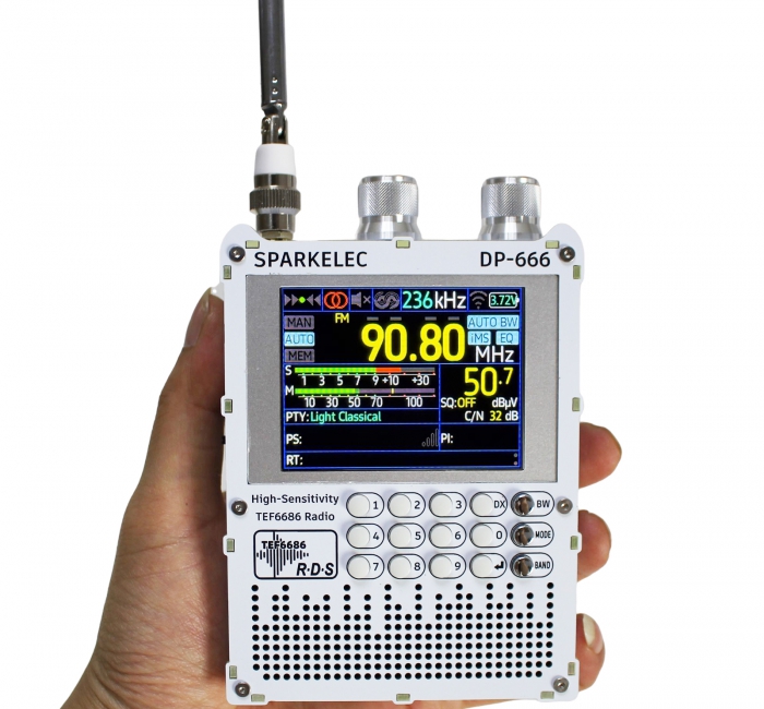 TEF6686 DSP 收音機(jī) DP-666 高靈敏度 全波段 FM AM 調(diào)頻 短波 Radio